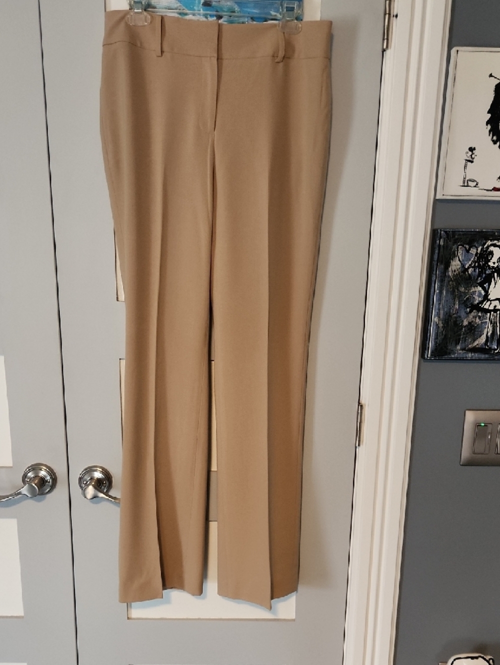 Anne Klein Stretch Camel/Tan Slacks (size 10)